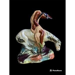 Ceramic End Of Trail Statue